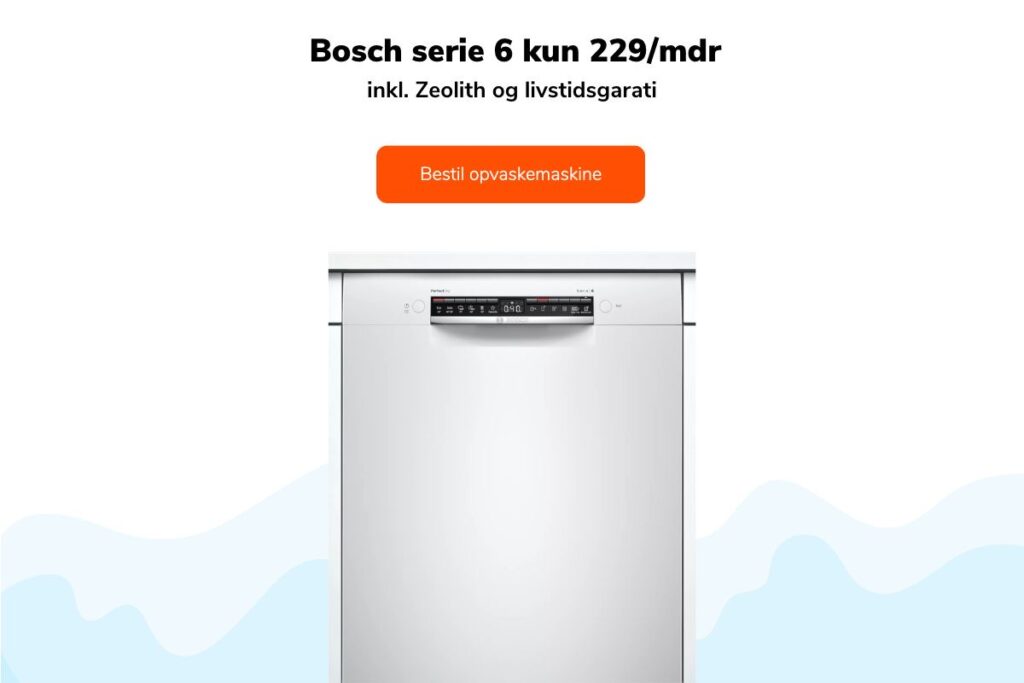 Bosch serie 6 opvaskemaskine